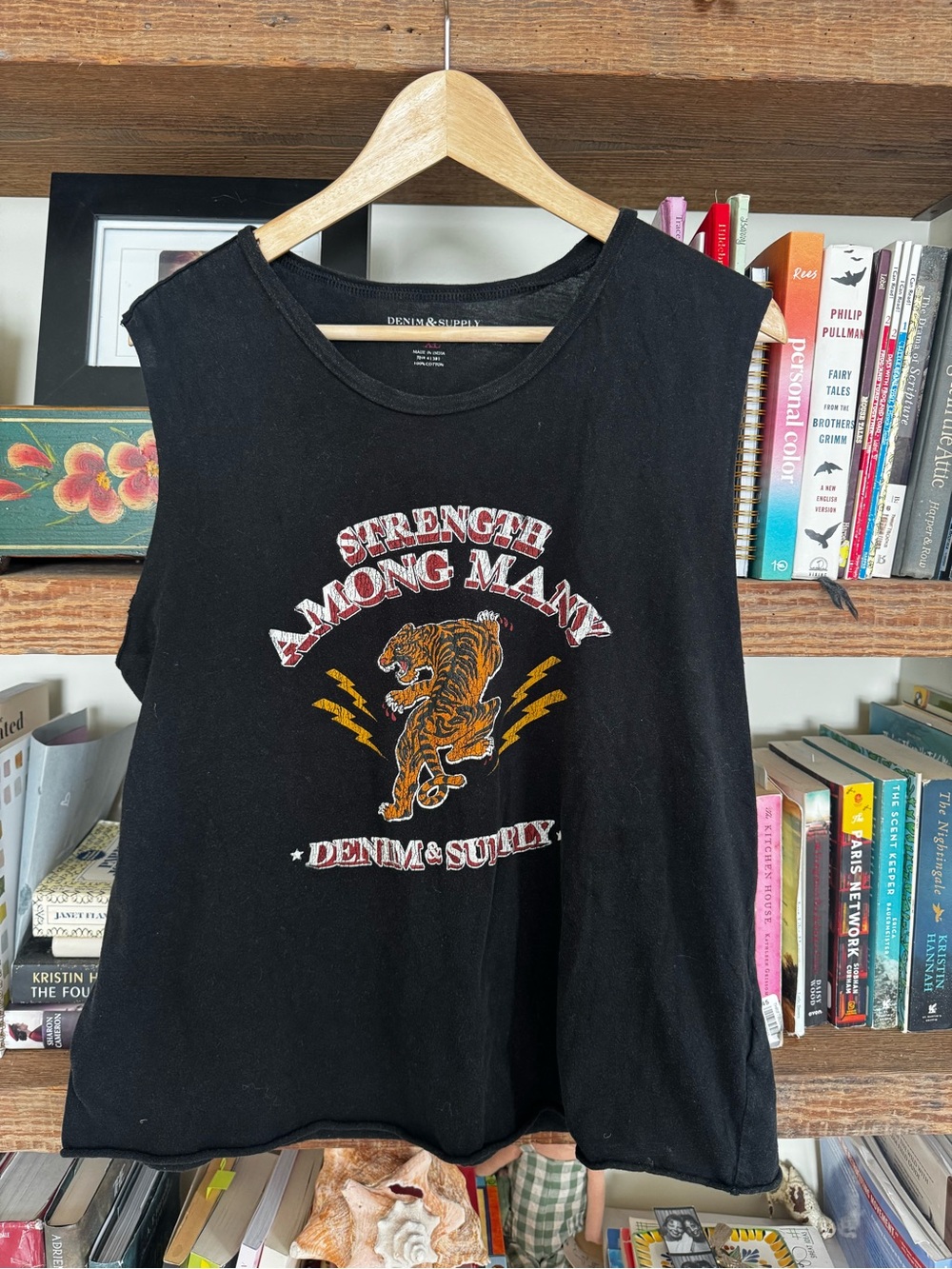 Ralph Lauren Black Tiger Graphic Muscle Tank